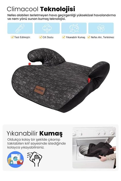 Babydoor Motto 15-36 KG Yükseltici Oto Koltuğu Ultra Comfort Yükseltici - Bej - 7