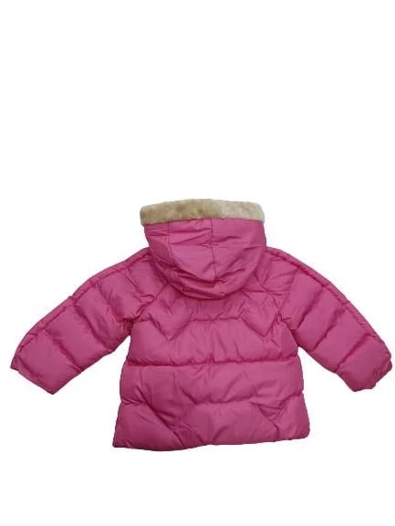 uğurböceğiçocuk Cool Pink 3152 İçi Kürklü Aylık Kız Çocuk bebek Mont kapşunlu mont - 8