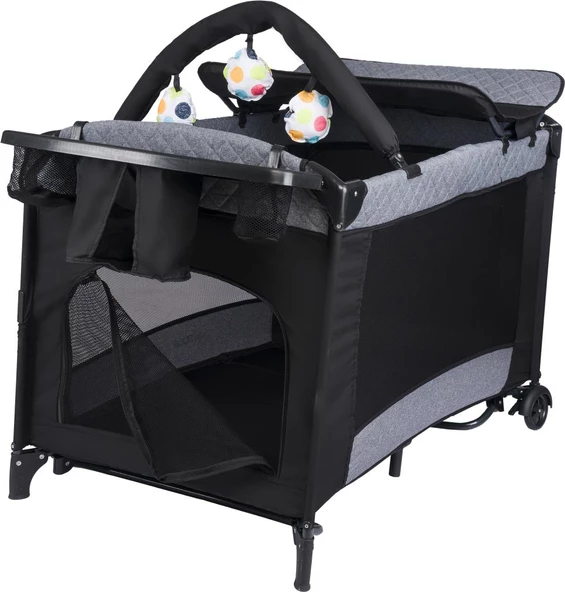 BabyDOOR Mia Comfort Anne Yanı Park Yatak Oyun Parkı 70x110 cm - 8