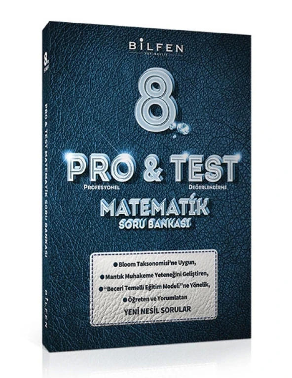 BİLFEN PRO&TEST 8. Sınıf Türkçe - Matematik ve Fen Bilimleri ve İnkilap Soru Bankası ( 4 Kitap) - Resim 3