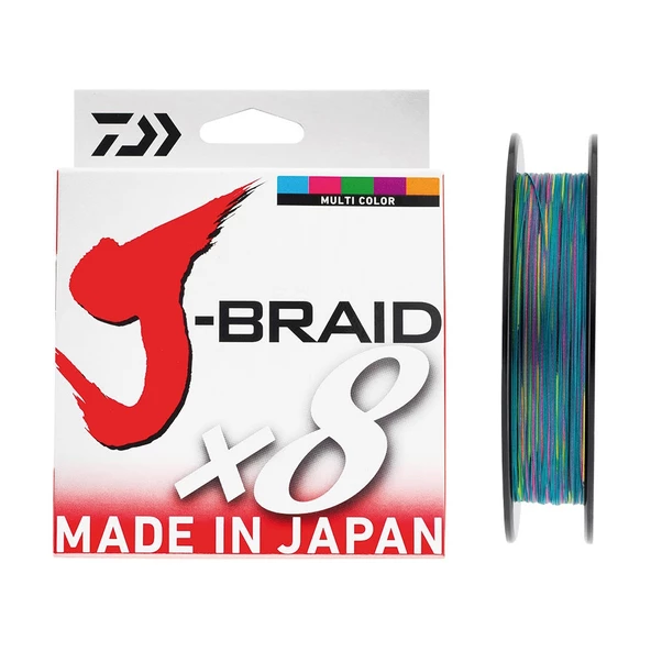Daiwa J-Braid 8B Multicolor 500m İp Misina