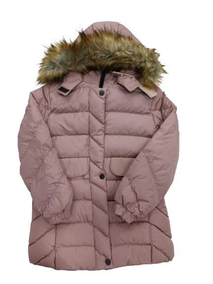 uğurböceğiçocuk Cool Pink 4053 İçi Kürklü Kapşonlu Kız Mont - 2