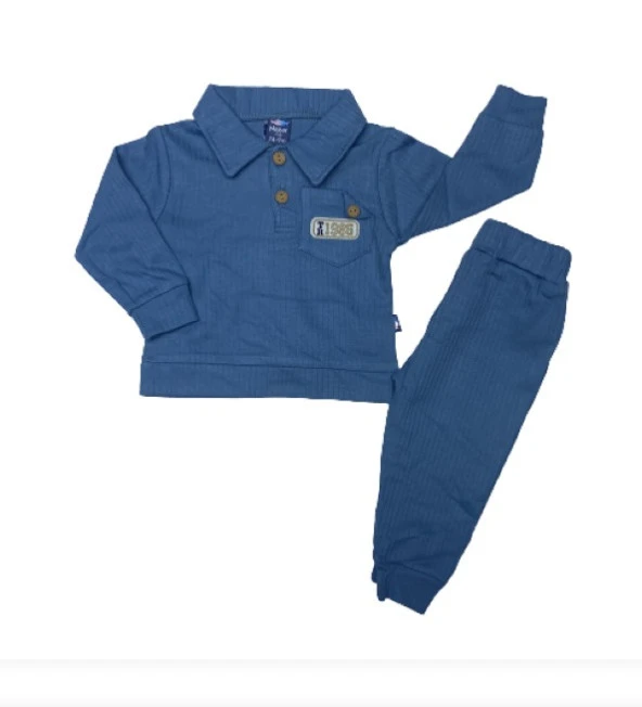 Nazar Baby 23475 Fitilli V Yaka Erkek   2'li Takım - 8