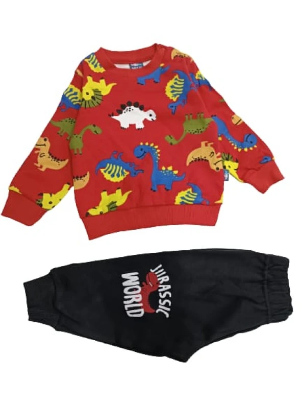 Nazar Baby 23468  Dinazor Baskılı Erkek   2'li Takım - 2