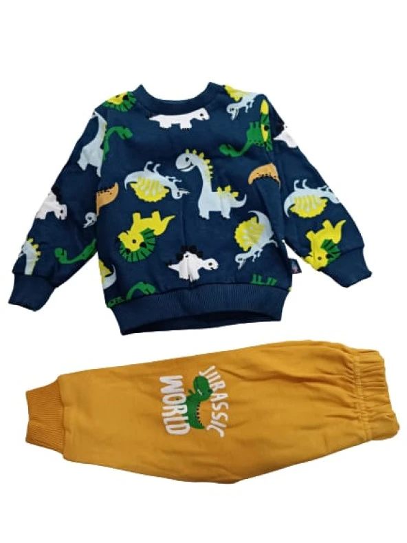 Nazar Baby 23468  Dinazor Baskılı Erkek   2'li Takım - 8