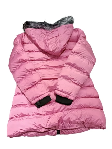 uğurböceğiçocuk Bygazi Bel Büzgülü Şapka Kürklü 9-12 Yaş   Kız  Mont 5011 - 12