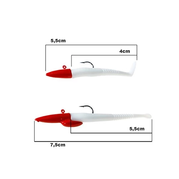 Fujin Micro Sandeel Kit Silikon Yem - Resim 3