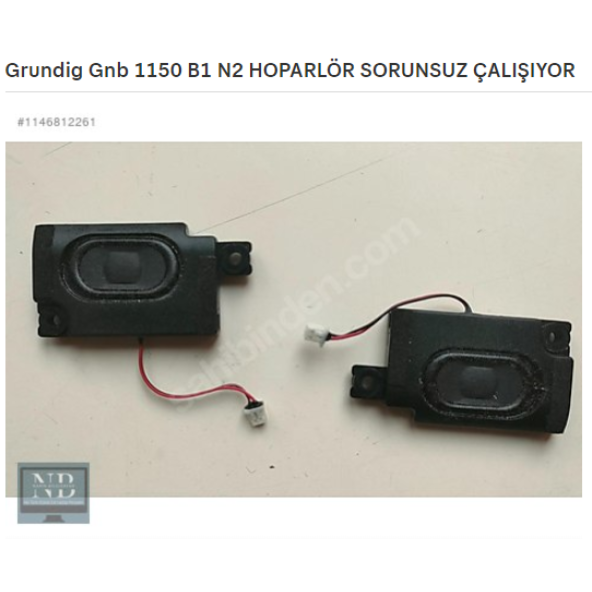 Grundig Gnb 1150 B1 N2 HOPARLÖR SORUNSUZ ÇALIŞIYOR