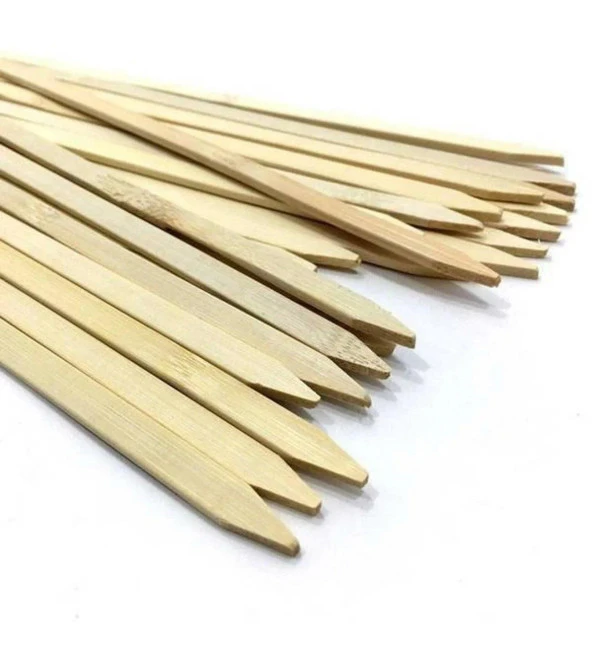 Dolphin Bambu Ahşap Adana Çöp Şiş - 24 Cm. - 100'lü 3 Paket - Resim 4