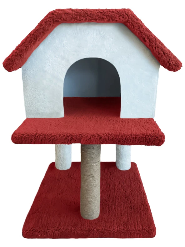 Ekonomik Katlı Kedi Tırmalama Evi - 4
