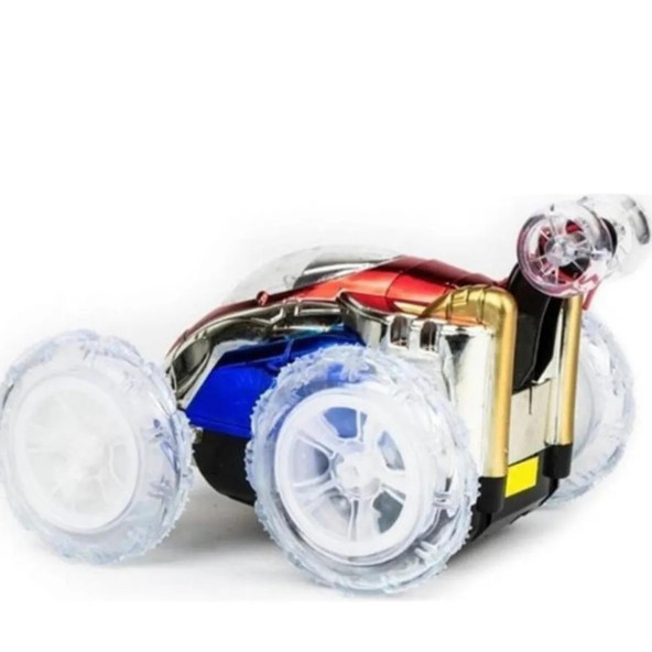 ışıklı Pilli Takla Atan Akrobat Araba Kumandalı Akrobat Araba - 4