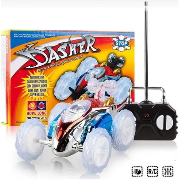 ışıklı Pilli Takla Atan Akrobat Araba Kumandalı Akrobat Araba - 7