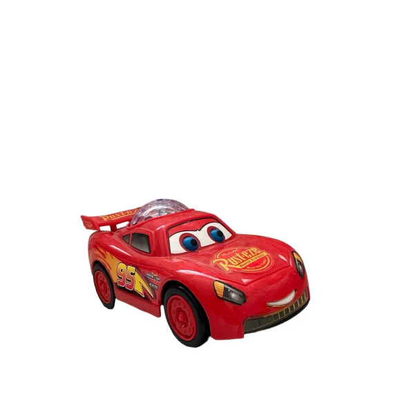 Pilli Işıklı ve Sesli Şimşek Mcqueen Çarp Dön Özellikli Şimşek Mcqueen - 1