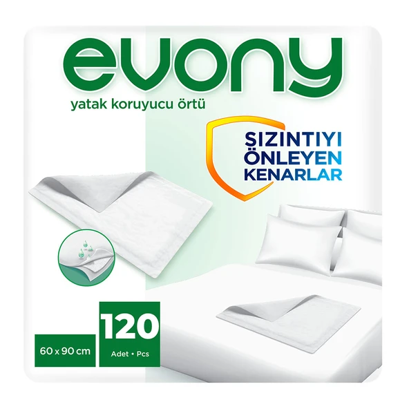 EVONY YATAK KORUYUCU ÖRTÜ 120 ADET ürün görseli 1
