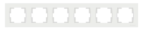 RİTA BEYAZ 6LI YATAY ÇERÇEVE MUTLUSAN - 1