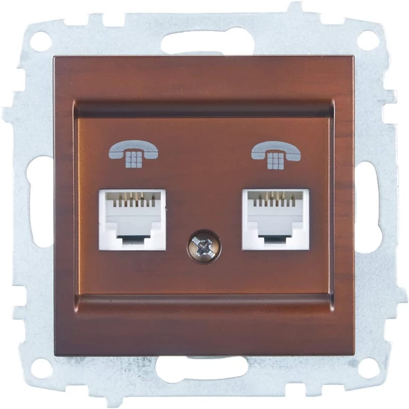 ZENA MEK.MAUN 2RJ11 TELEFON PRİZİ ELBİ