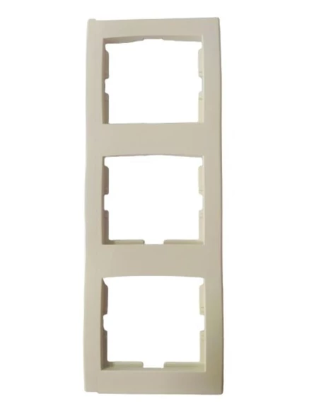 ALİA KREM ÜÇLÜ DİKEY ÇERÇEVE SCHNEIDER