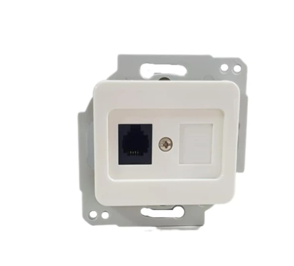 KELEBEK BEYAZ 1XRJ11 TELEFON PRİZ METESAN