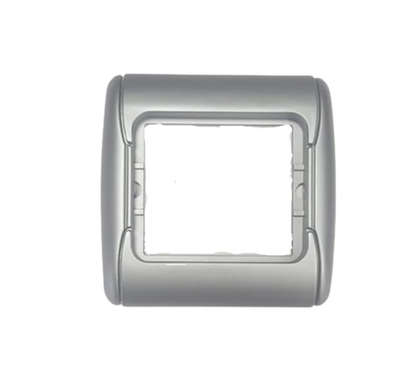 KELEBEK METALİK GRİ TEKLİ ÇERÇEVE METESAN