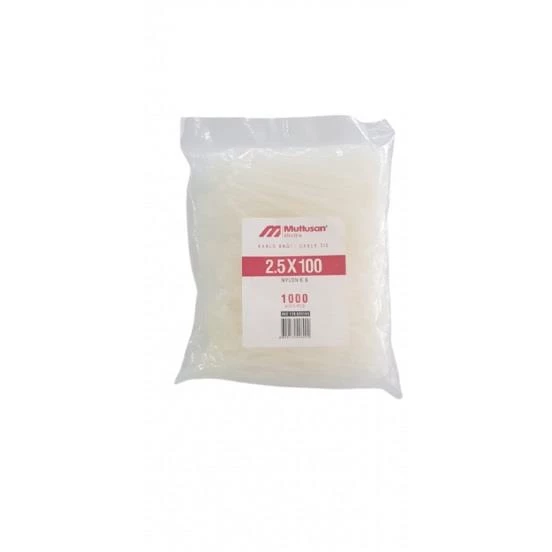 2,5X100MM KABLO BAĞI (1000Lİ PAKET-5ADET) MUTLUSAN