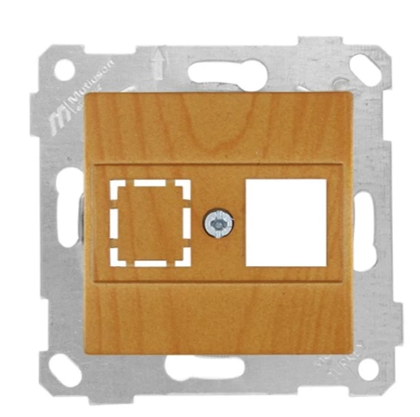 RİTA MEŞE MEK+TUŞ 1RJ45 (KON.SÜZ-12ADET)DATA PRİZİ MUTLUSAN