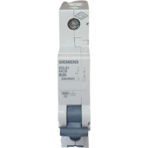 25A B/6KA W OTOMATİK SİGORTA (12ADET) SIEMENS