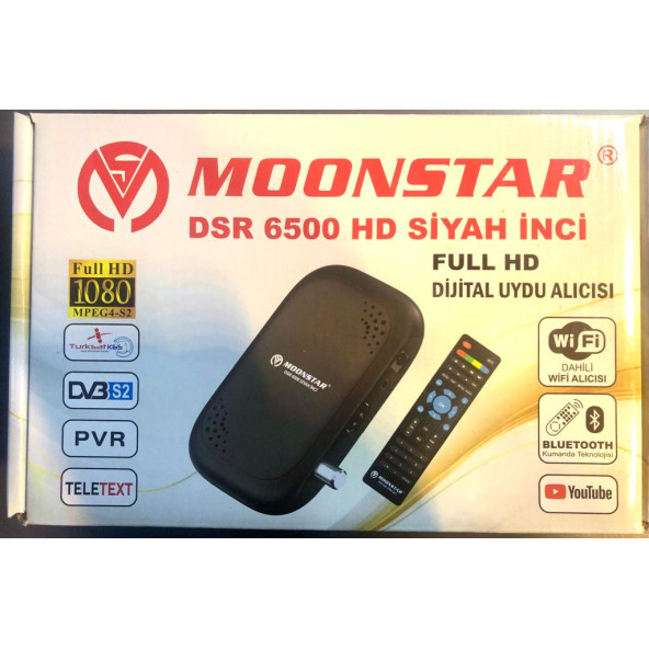 Moonstar Uydu Alıcı Mini Full Hd Youtube Moonstar DSR-6500 - 2