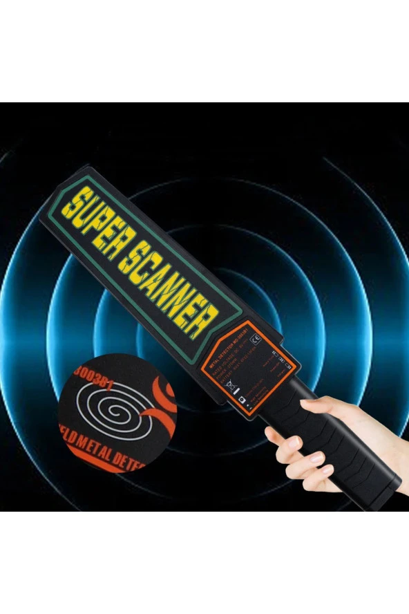 TechTic Metal Üst Arama El Dedektörü Güvenlik Havaalanı Okul - 3