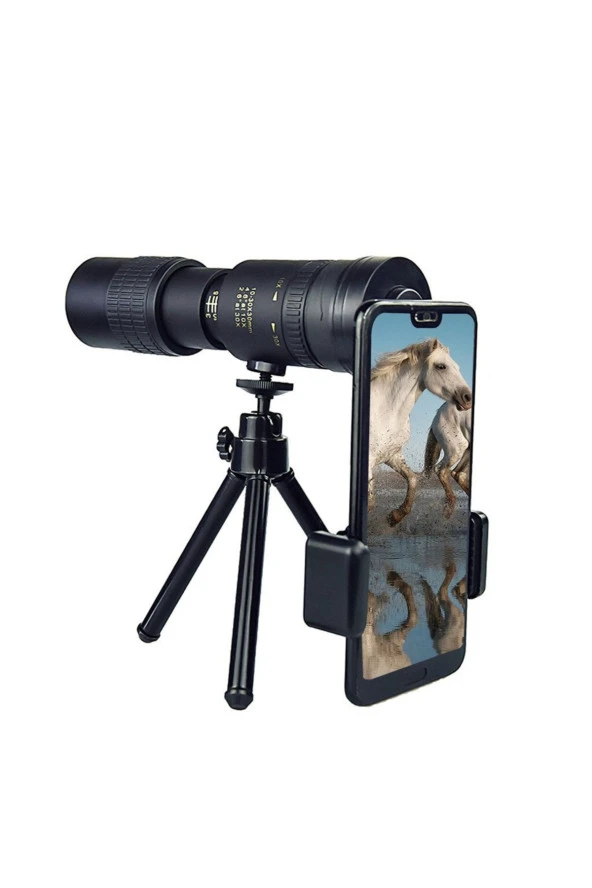 TechTic  Süper Telefoto Dürbün Zoom Monoküler Teleskop Taşınabilir - 4