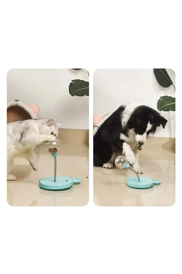 TechTic  Kedi Köpek Ödül Maması Oyuncağı Catnipli Nane Otlu Kedi Mama Ödül Topu Pet - 2