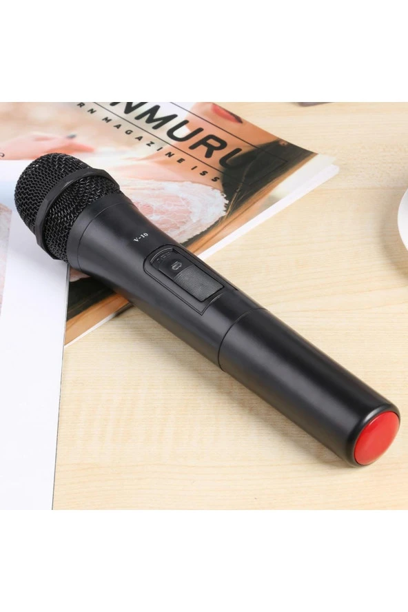 TechTic Vhf Kablosuz Profosyonel El Mikrofonu Çok Amaçlı Cami Okul Sanatçılar Için Mikrofon