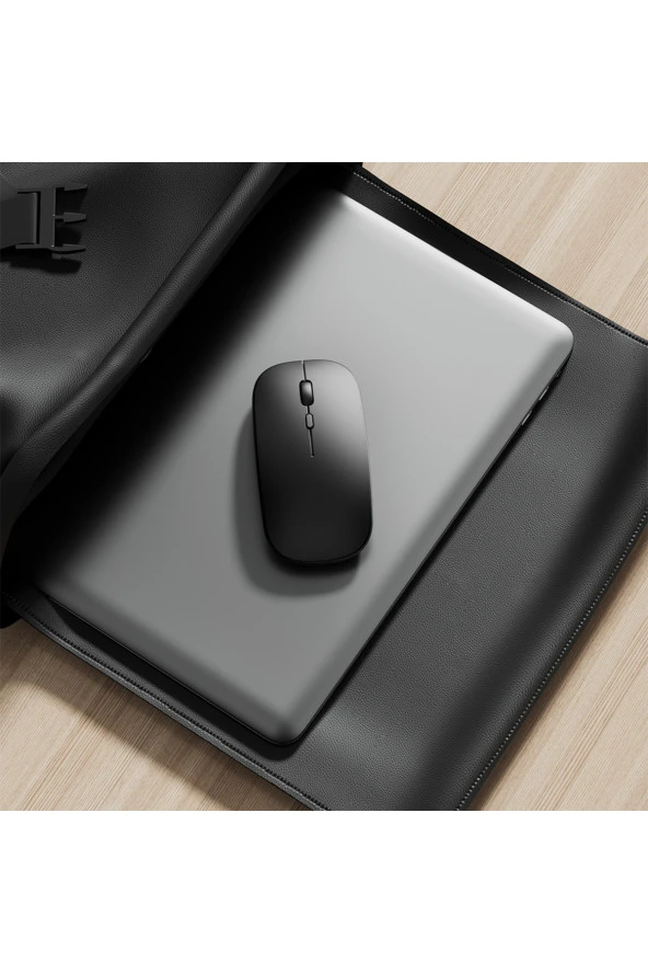 TechTic  Sessiz Wireless Bluetooth Kablosuz Mouse 800-1600DPI Ergonomik Şarjlı 2.4Ghz Fare