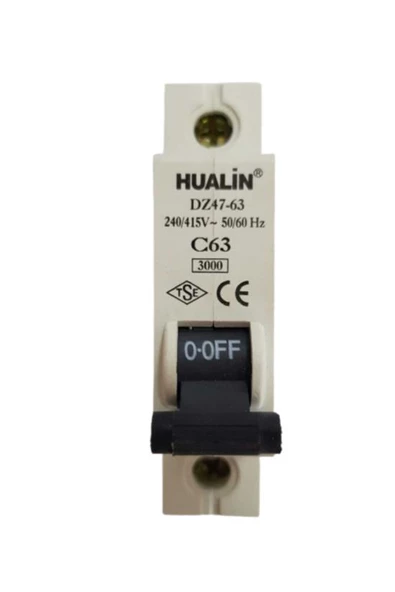 63A C/3KA OTOMATİK SİGORTA (6ADET) HUALIN