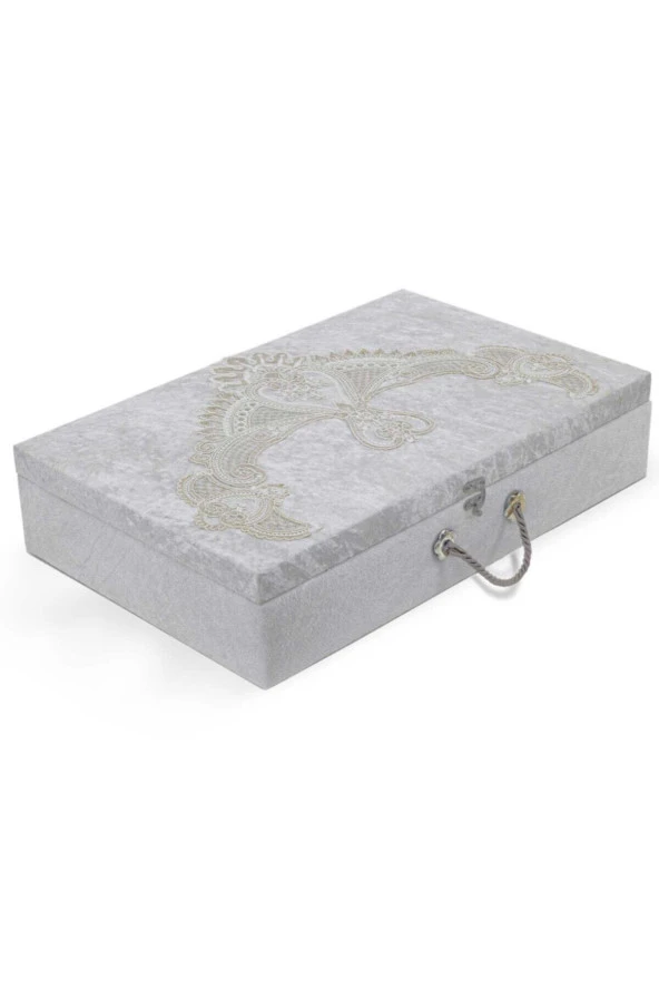 Elart Sandıklı Aleda Krem Nişan Seti - 2