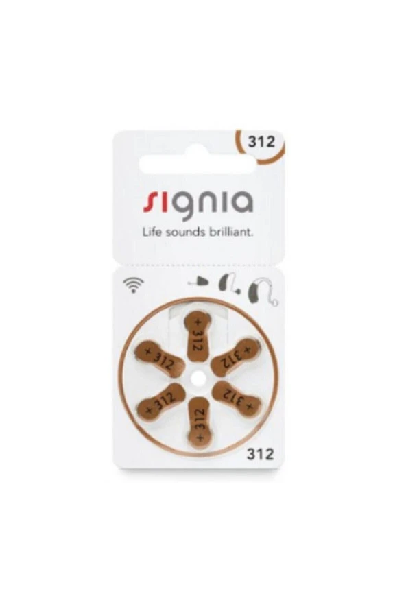 SİGNİA 312 Numara İşitme Cihazı Pili 60Lı - 2