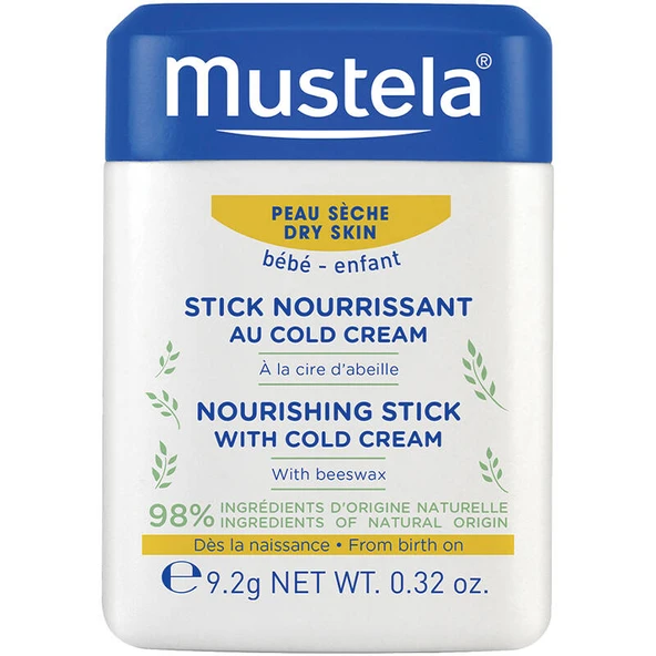 Mustela Cold Cream Stick - Bebekler için Yüz Kremi 9.2g ürün görseli