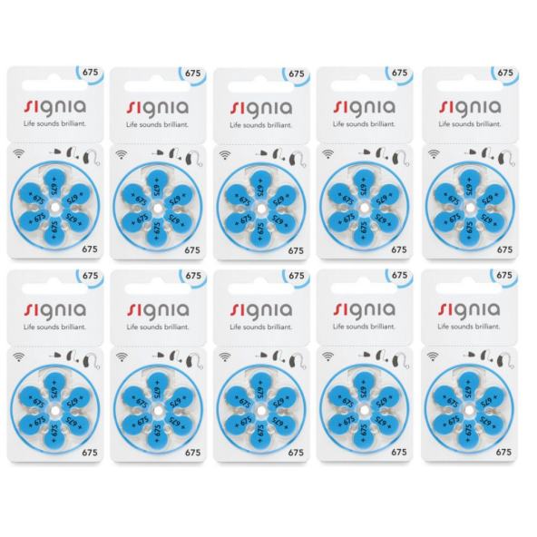 SİEMENS Signia 675 Numara Işitme Cihazı Pili (10 Paket)