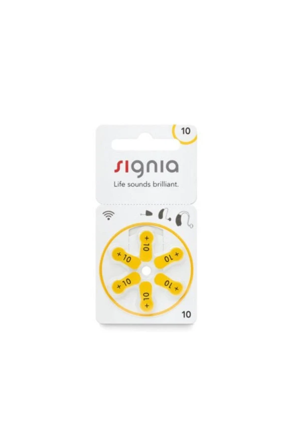 SİEMENS Signia 10 Numara Işitme Cihazı Pili (10 Paket) - 2