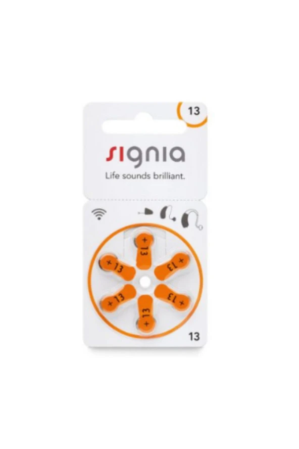 SİGNİA 13 Numara İşitme Cihazı Pili 30Lu 5X6 - Resim 2