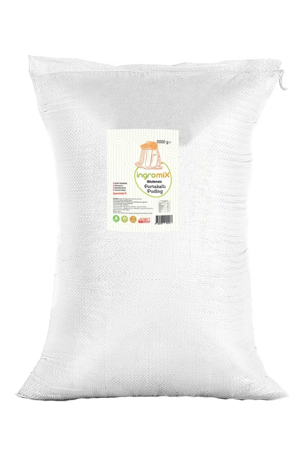 İngromiX Glutensiz Portakallı Puding 5000 g