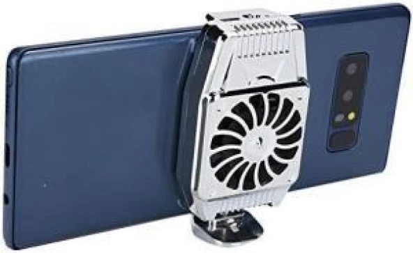 Torima H15 Gümüş Cep Telefonu Soğutucu Taşınabilir Fan - 5