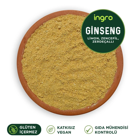 İngromix Limonlu Zerdeçallı Zencefilli Ginseng 50 g