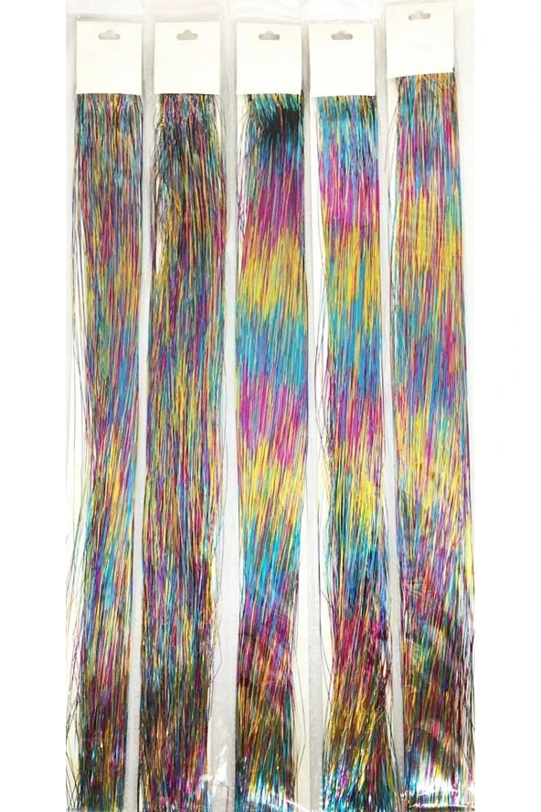 Prodiva Klipsli Simli Saç İpi Mix 10 Paket - 20 Adet - 6