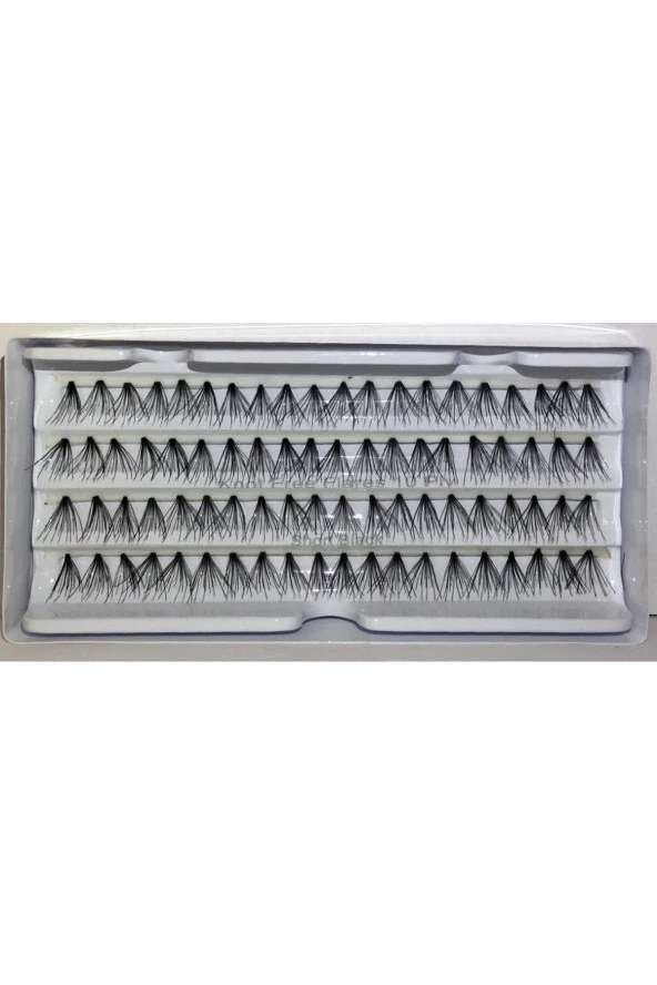 Prodiva Marka 10 Ply 80 Adet Tekli Düğümsüz Takma Kirpik - Short - 2