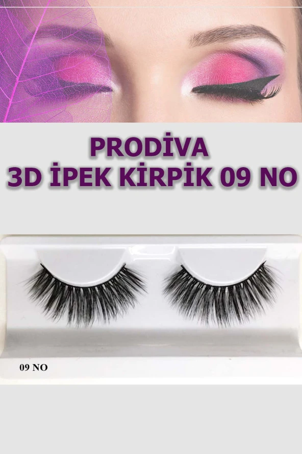 Prodiva Marka 10’lu 3d İpek Kirpik 9 No - 2