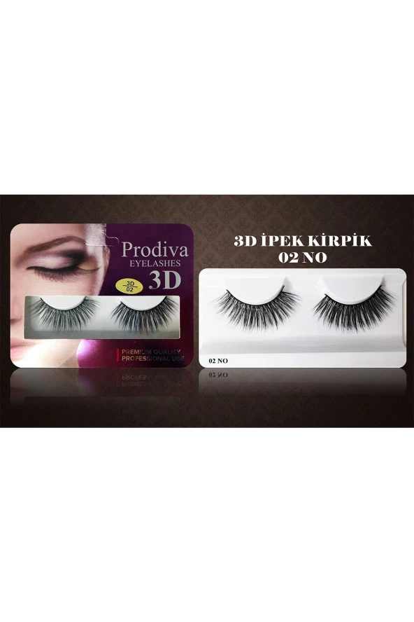 Prodiva Marka 10’lu 3d İpek Kirpik 2 No - 5