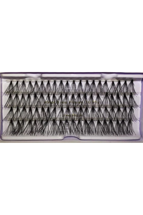 Prodiva Marka 10 Ply 80 Adet Tekli Düğümsüz Takma Kirpik - Long - 4