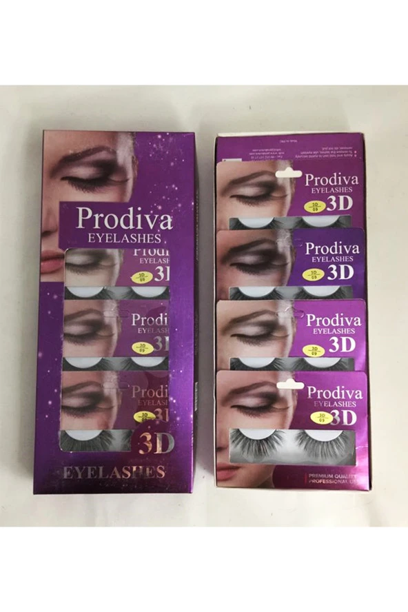 Prodiva Marka 10’lu 3d İpek Kirpik 9 No - 7