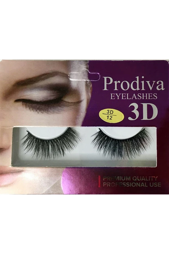 Prodiva Marka 10’lu 3d İpek Kirpik 12 No - 4