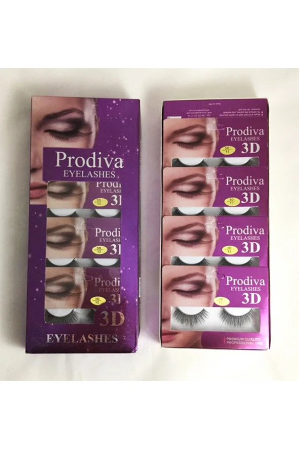 Prodiva Marka 10’lu 3d İpek Kirpik 12 No - 7